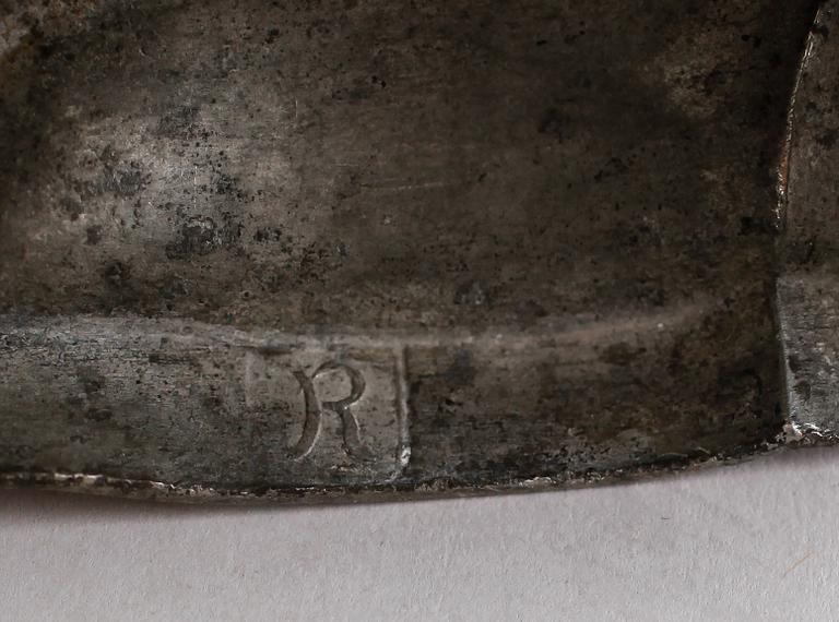 LJUSSTAKE, tenn, Johan Gustaf Ryman, Stockholm 1771.