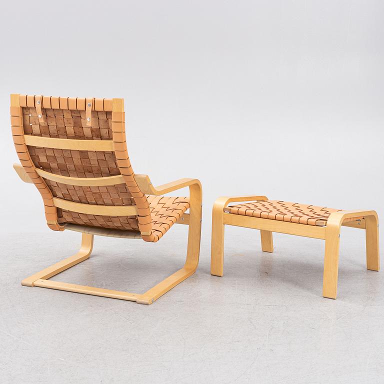 Noborn Nakamura, a 'Poäng' easy chair with a foot stool, IKEA.