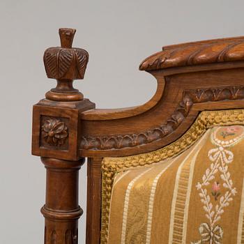 An early 20th century armchair.