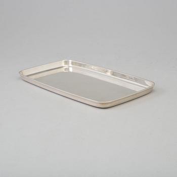 A silver tray by Åke Strömdahl, Stockholm 1962.