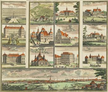 Johann Baptist Homann, Prospect der Konigl: Schwed: Haupt und Residenz-Stadt Stokholm".
