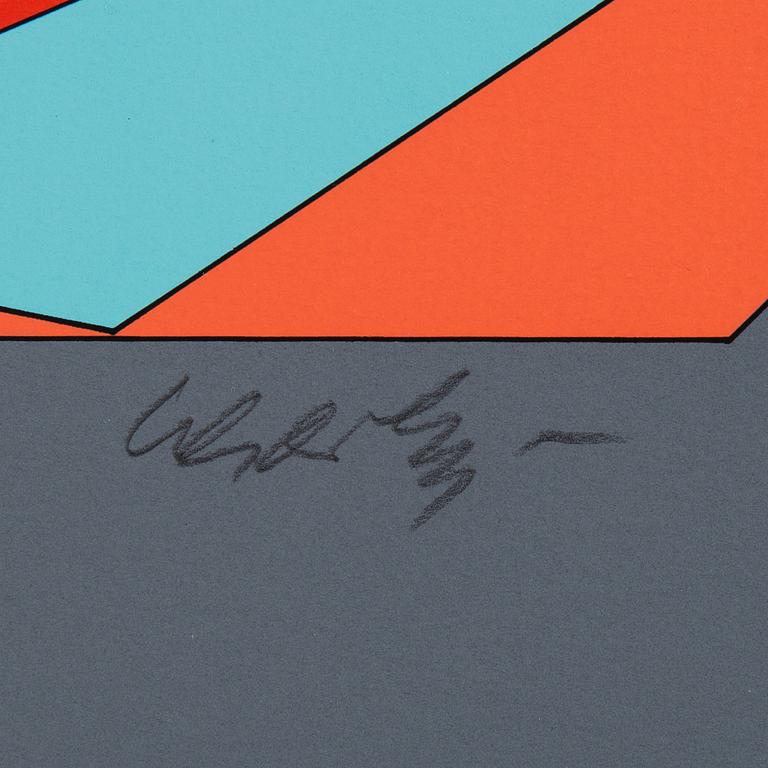 VICTOR VASARELY, portfolio with 6 silkscreens, signed in pencil and numbered 187/250.