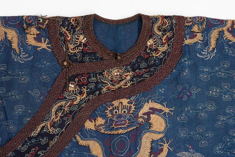 Rock, Jifu, broderad, Qingdynastin, omkring 1900.