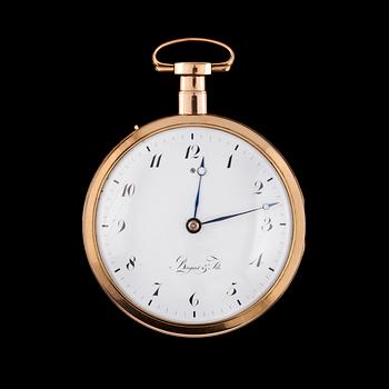 1231. A gold pocket watch, Breguet & Fils, quarter repeater, second half 19th century.