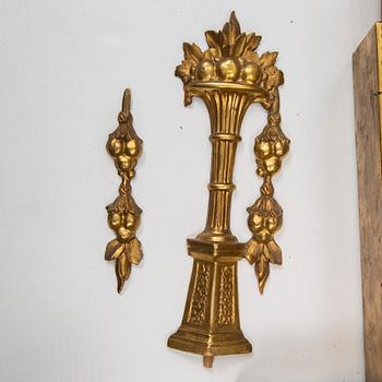 A late Gustavian wall clock by Gustaf Undén.