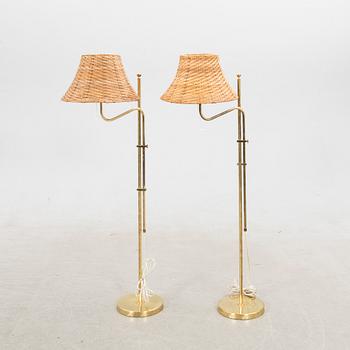 Floor lamps, a pair, model G 132, Bergboms, late 20th century.