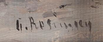 GRIGORY ROSINSKY, olja på skiva, signerad.