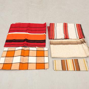 Textiles 5 pcs 1960s handwoven.