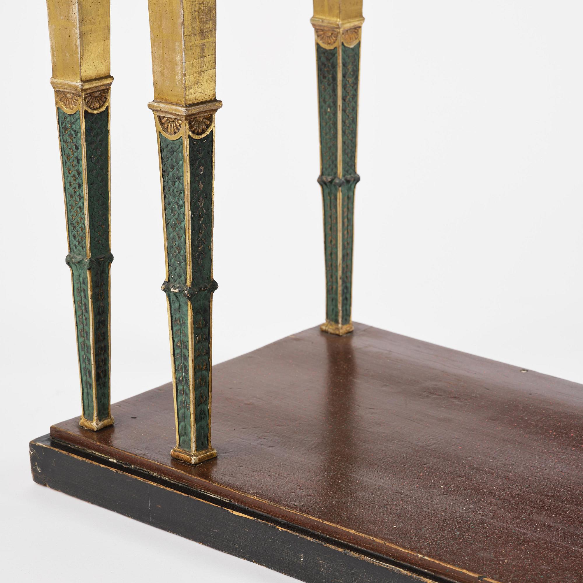 Konsolbord, Stockholmsarbete, omkring år 1800, Sengustavianskt.