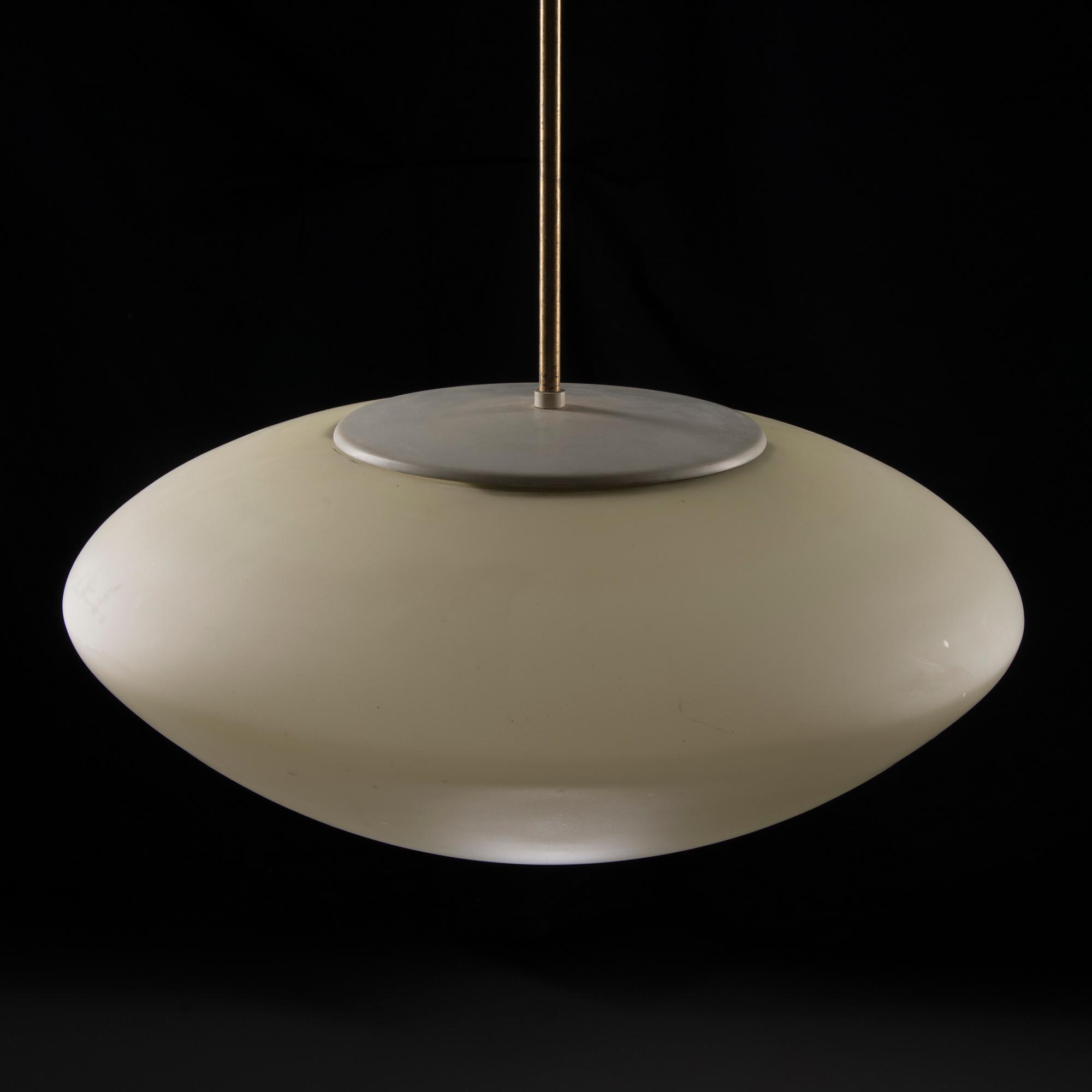 TAKLAMPA, Lisa Johansson-Pape, Orno, 1900-talets mitt. Höjd ca 74 cm.