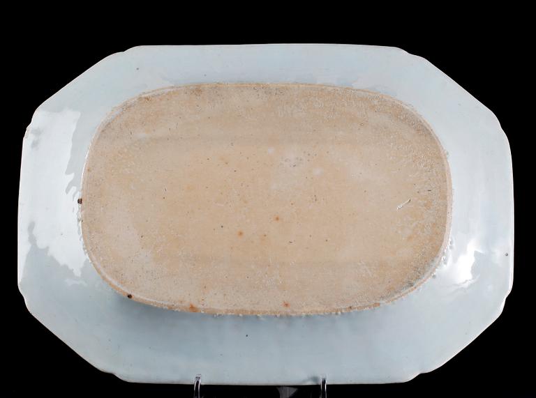 STEKFAT, porslin, Kina 1700/1800-tal.