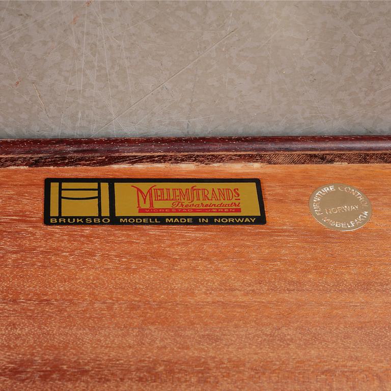 A 'Krobo' bench for, Mellemstrand, Norway. CITES-certificate.