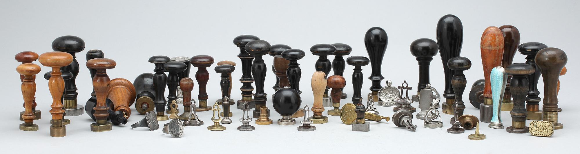 PARTI SIGILL OCH PETSCHAFT, sent 1700-tal till tidigt 1900-tal.