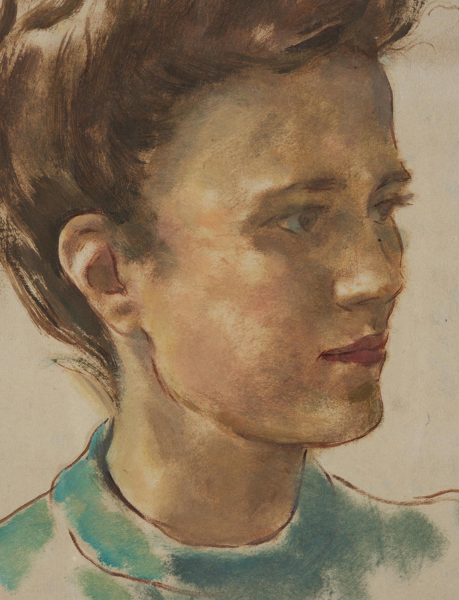 Lotte Laserstein, Portrait of a Lady (probably Margarete Jaraczewsky, called Madeleine).
