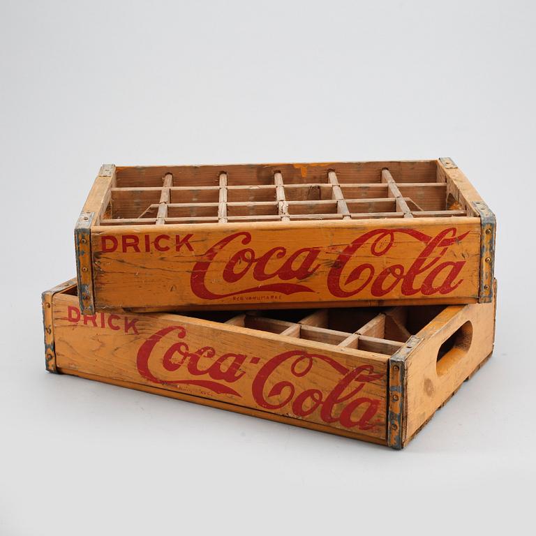 DRICKABACKAR, 2st, Coca-Cola, omkring 1900-talets mitt.