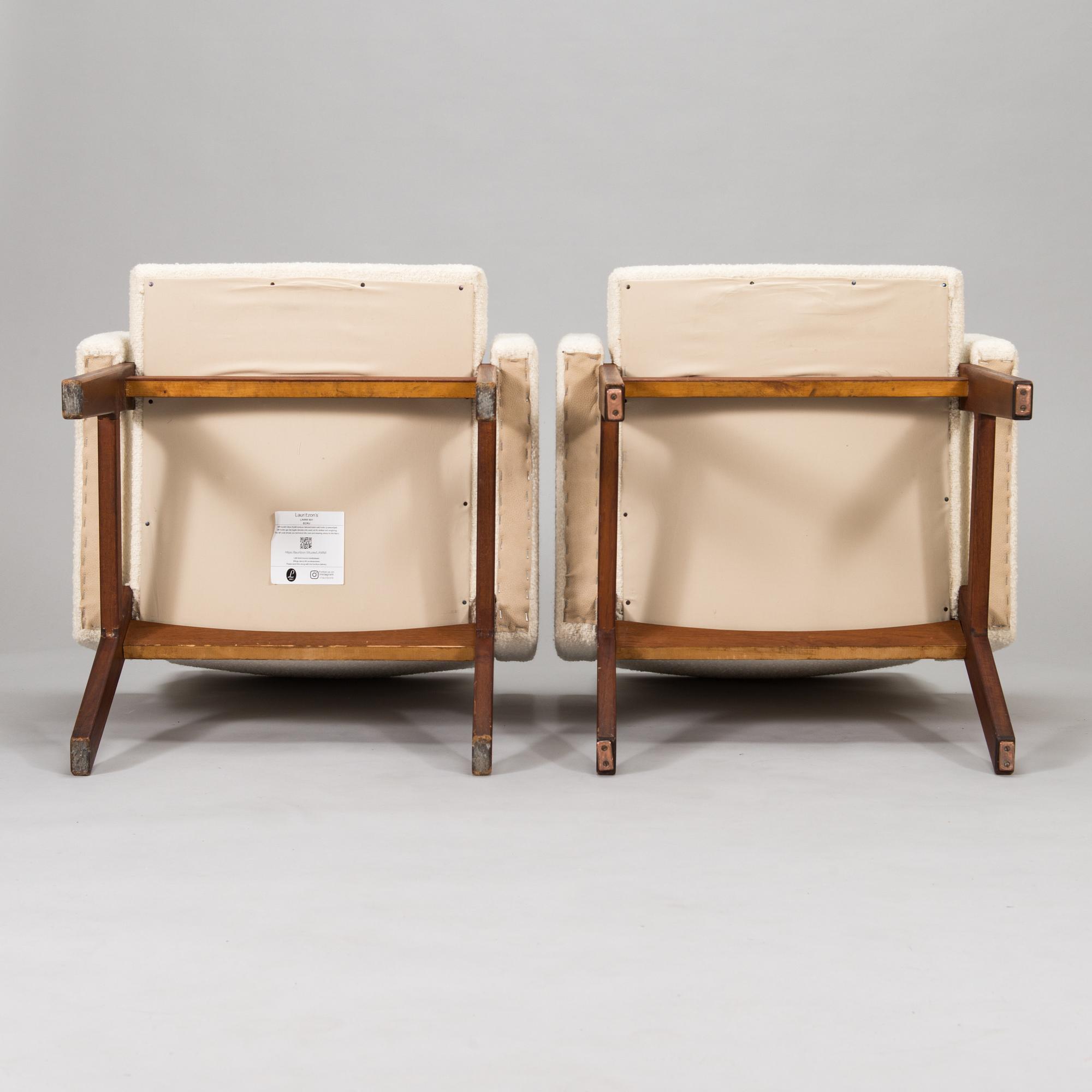 Antti Nurmesniemi, a pair of armchairs. Designed 1959.