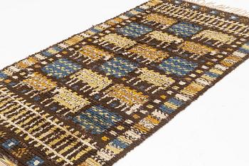 Märta Måås-Fjetterström, a carpet, "Fåren", knotted pile, ca 208 x 114 cm, signed MMF.