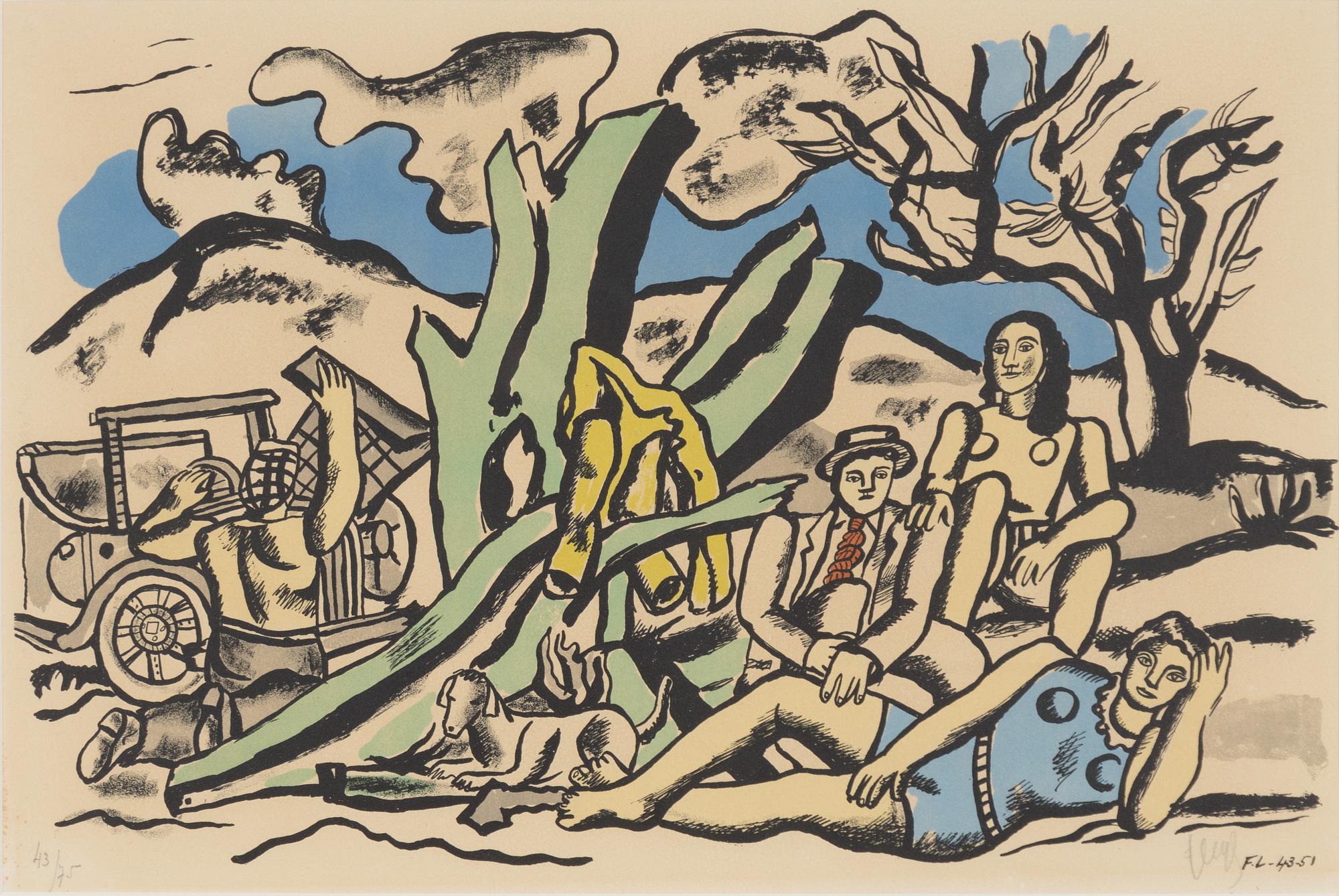 Fernand Léger, after, "La Partie de Campagne".