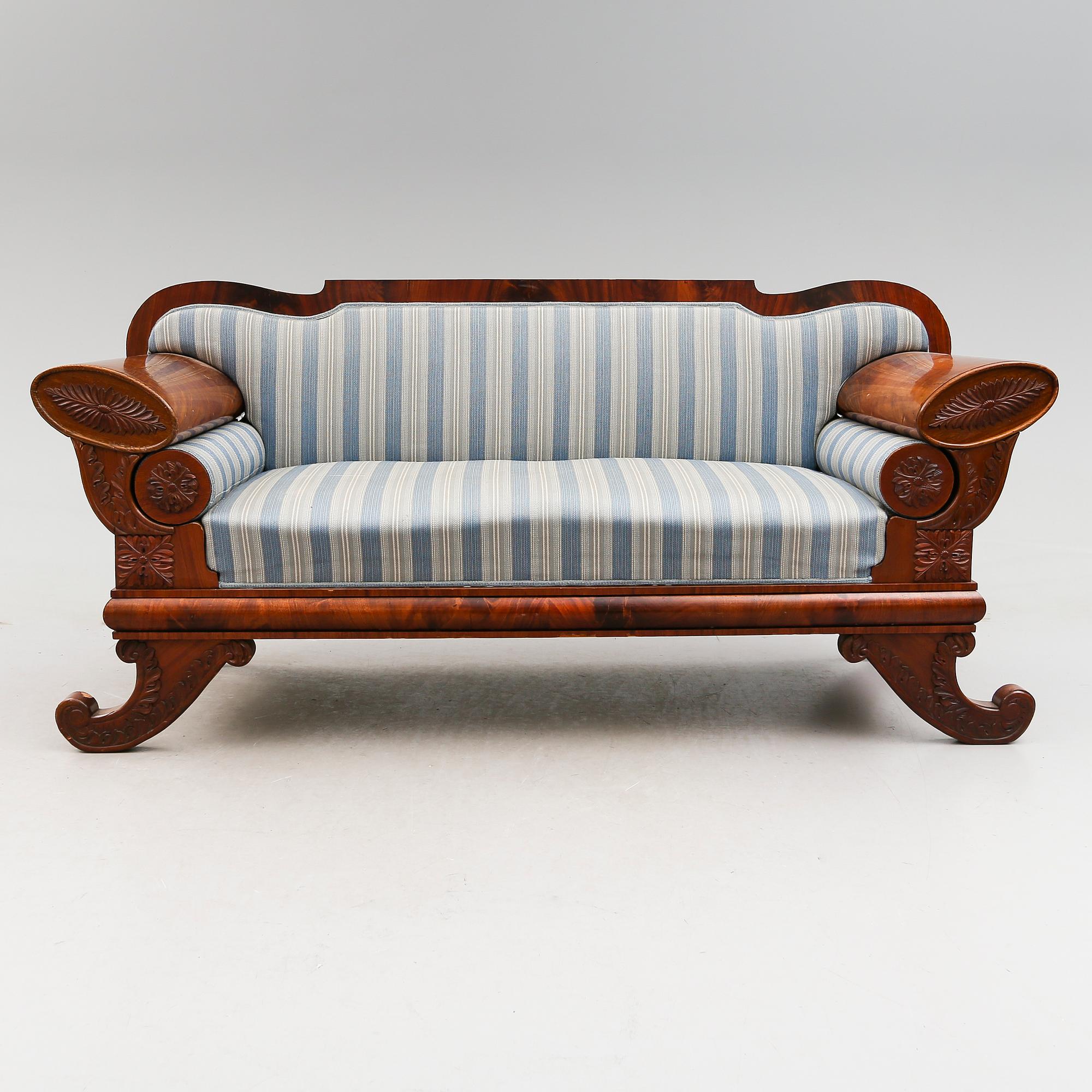 SOFFA, senempire, 1800-talets mitt.