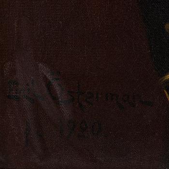 EMIL ÖSTERMAN, oil on canvas, signed and dated 1920.