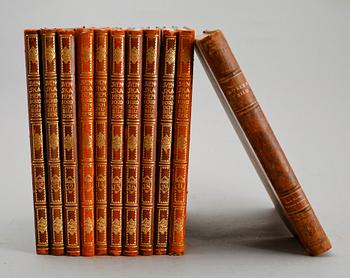 BÖCKER, 10 vol, Svenska hem i ord och bilder, Stockholm E Lundqvists Bokförlag.