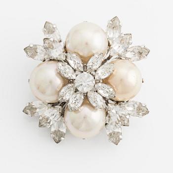 Christian Dior, brooch, 1961, costume jewelry.