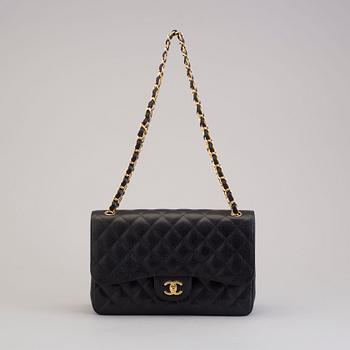 VÄSKA, "Double flap bag maxi", Chanel 2015-16.