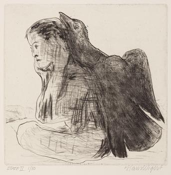 Hans Wigert, Fågel på ryggen.