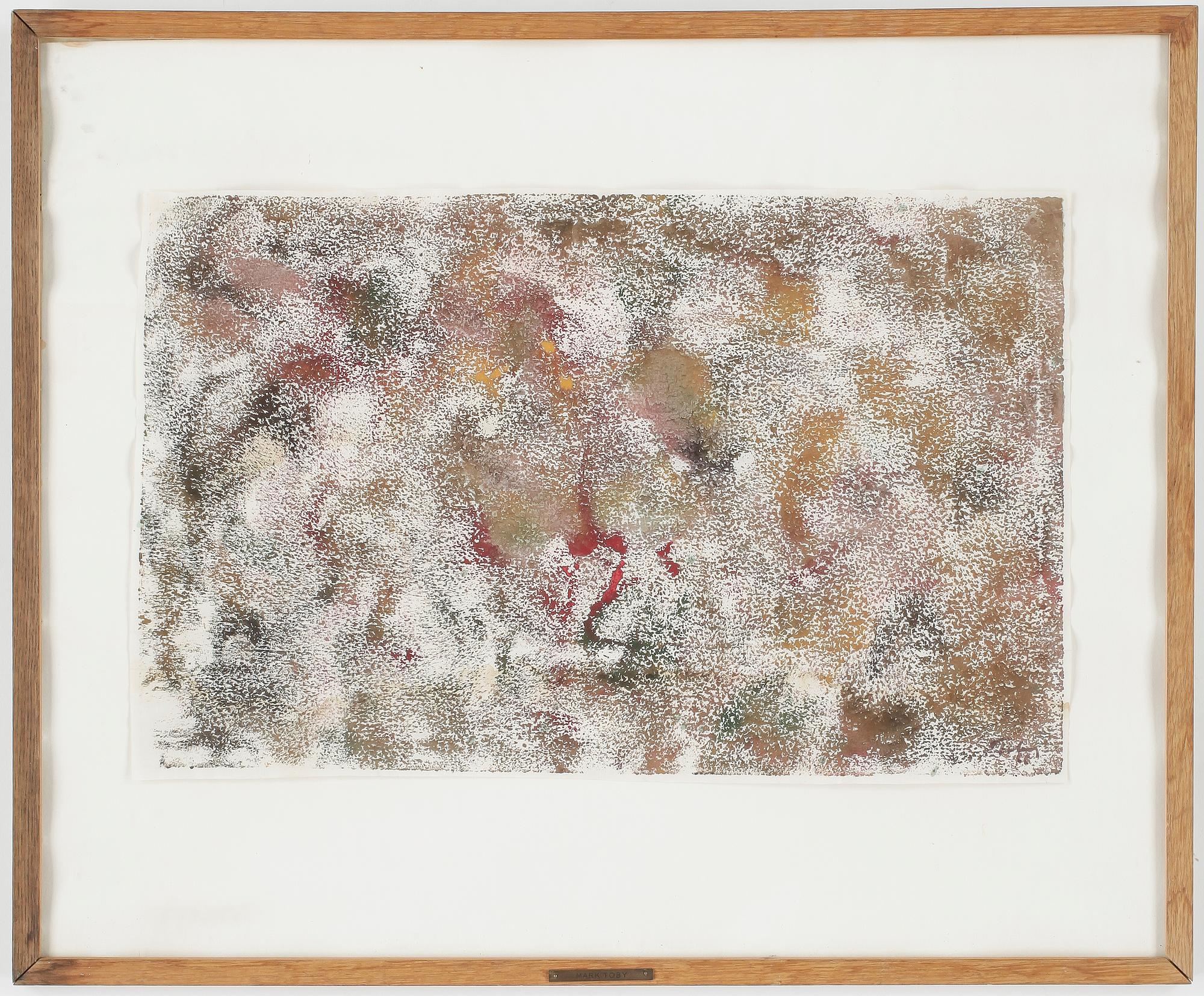 MARK TOBEY, monotyp, signerad och daterad -66.