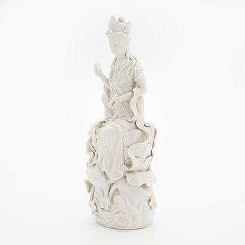 Figurin, blanc de Chine. Kina, 1900-tal.