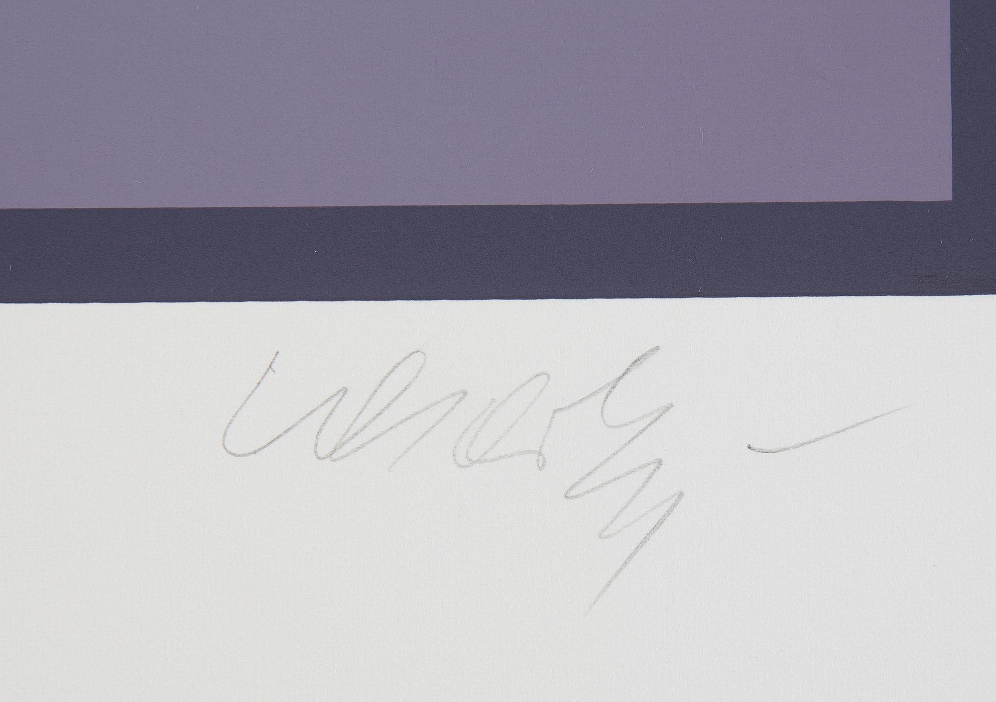 Victor Vasarely, mapp med 5 serigrafier, signerade 99/150.