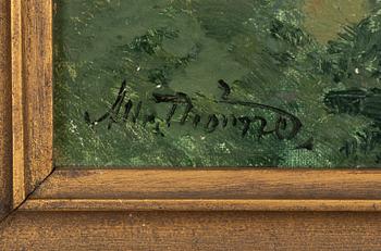 Alfred Thörne,  Vy av Karsfors.