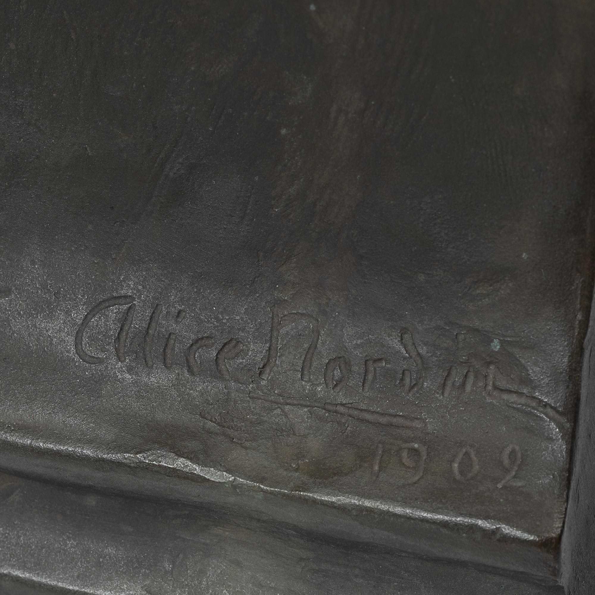 Alice Nordin, seated female figure.