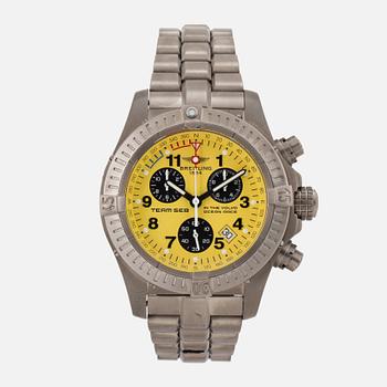 BREITLING Chrono Avenger M1 Team SEB kronograf armbandsur 44 mm Bukowskis