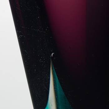 Kaj Franck, a 'Prisma' vase, signed K. Franck, Nuutajärvi Notsjö -59.