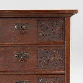 Chest of drawers, Jugend, Sweden, circa 1910.