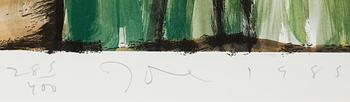 Jim Dine, lithograph in colours, 1985, signed 285/400.