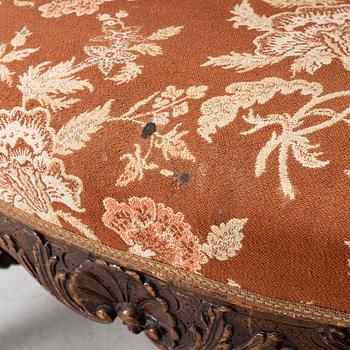 Armchair, Rococo, mid-18th century.