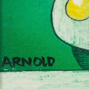 HANS ARNOLD, tusch & akryl, signerad.