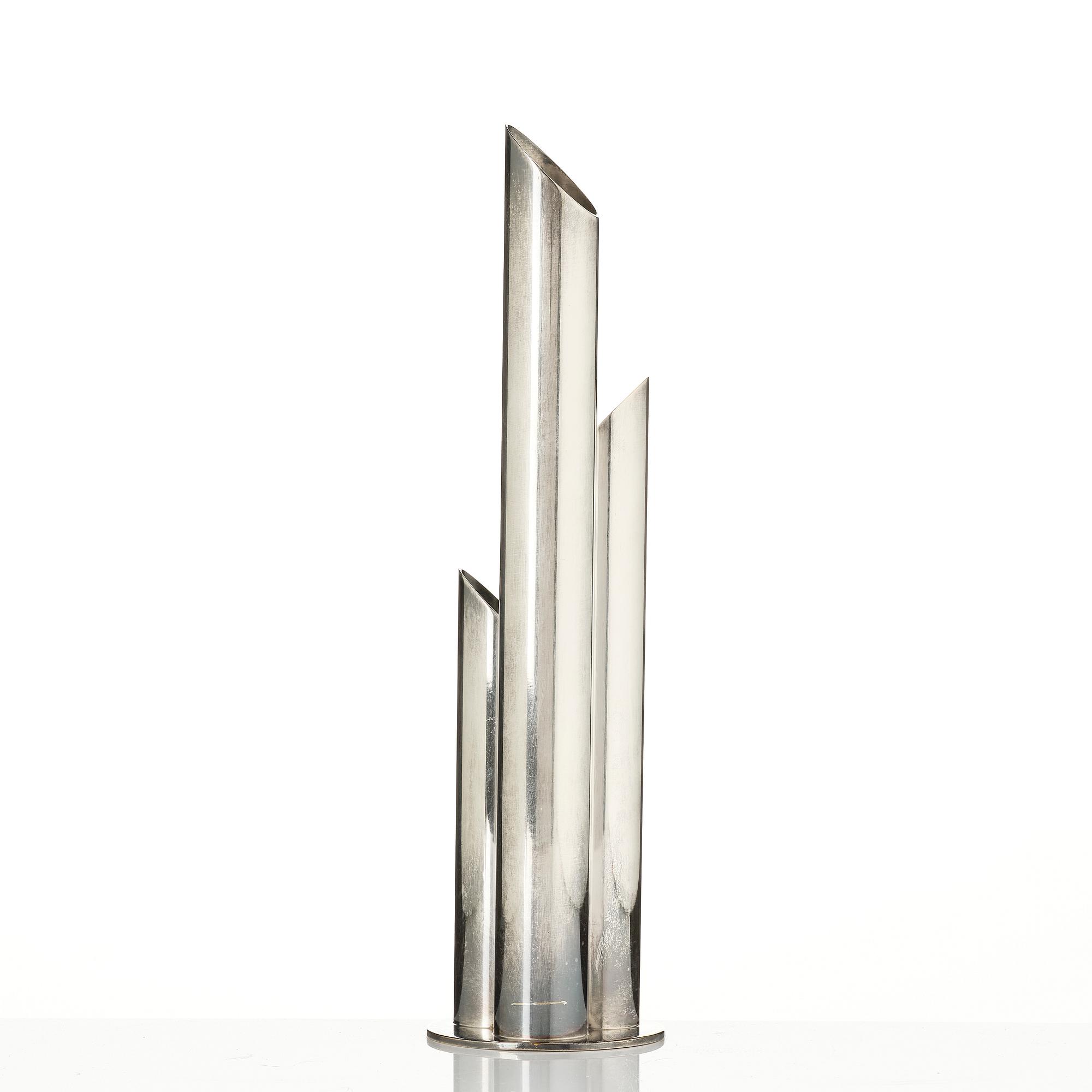 Ivar Ålenius-Björk, a "Rörvasen" vase model 392, Ystad-Metall.