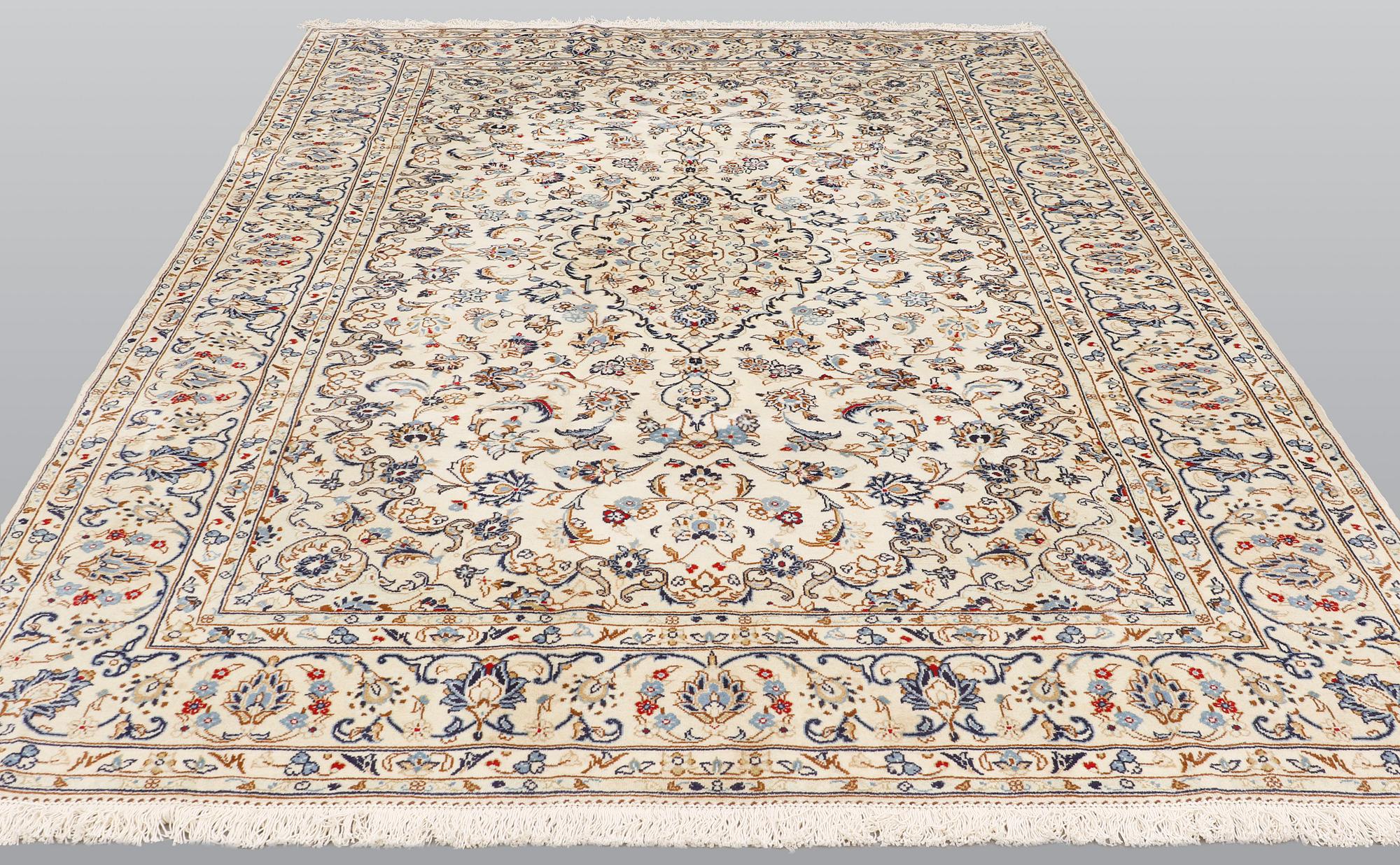 A carpet, Kashan, ca 340 x 240 cm.