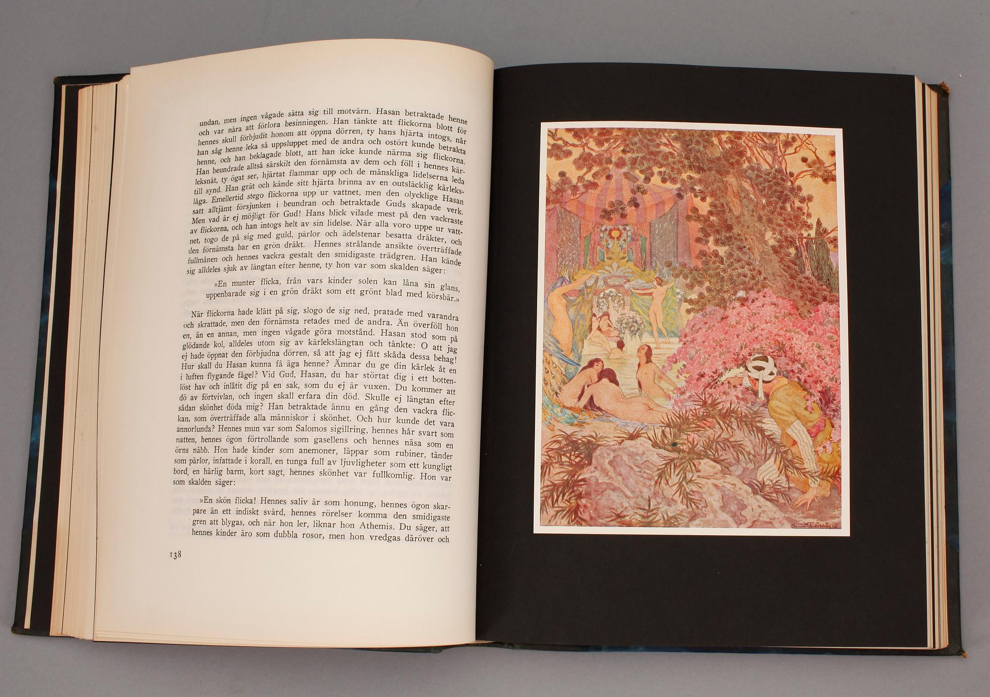 BOKVERK, vol I-IV, "Tusen och en natt", Stockholm 1927.