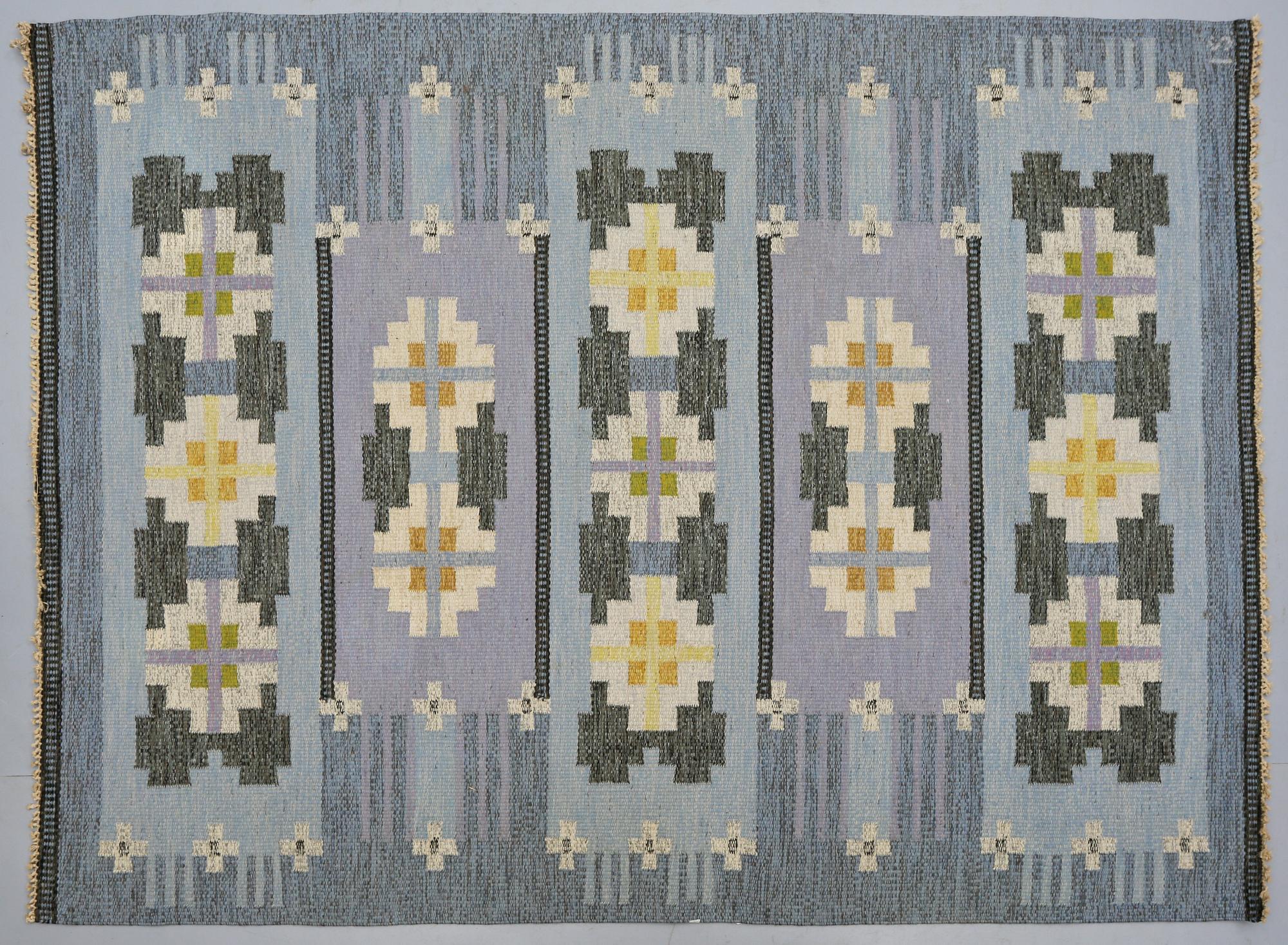 MATTA, rölakan, Ingegerd Silow, signerad IS, 1900-talets andra hälft, 226 x 168.