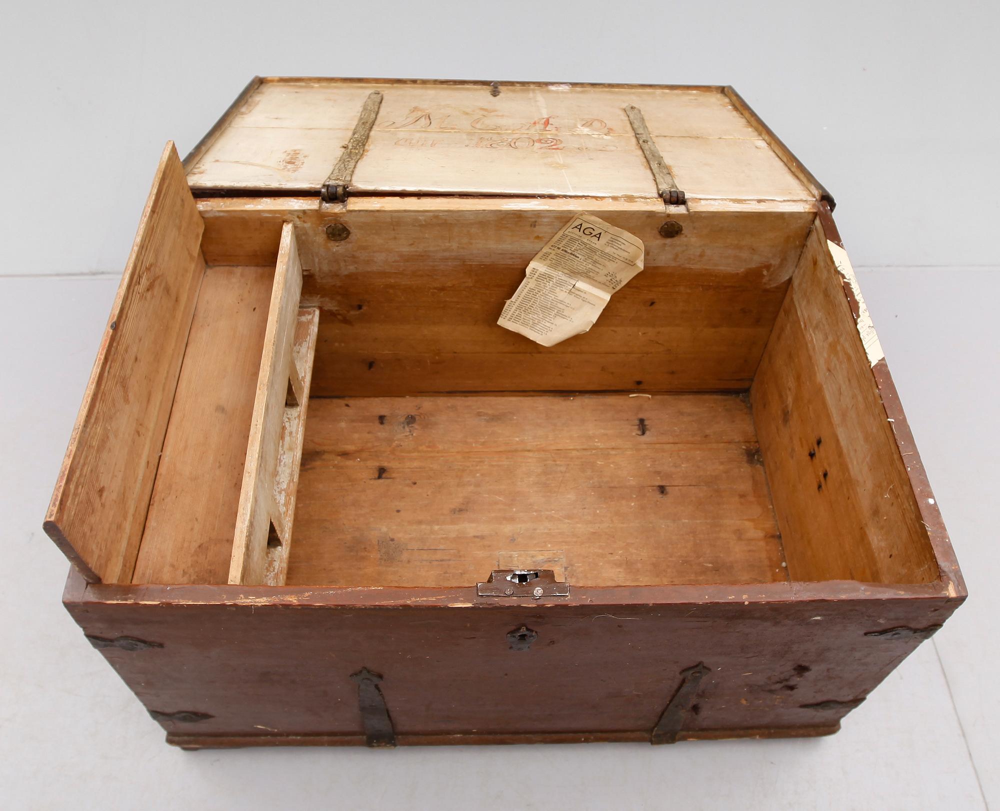 KISTA, invändigt daterad 1802.