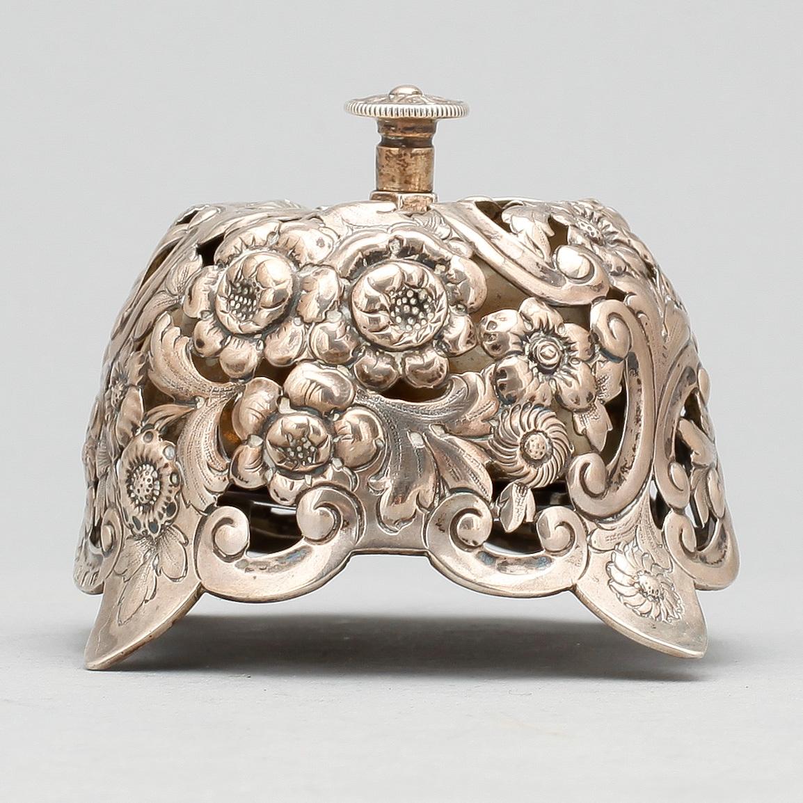 RINGKLOCKA, silver, Samuel Walton Smith, Birmingham, 1933.