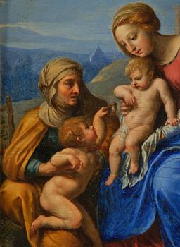 Philippe de Champaigne, after, The Holy Family with a Sparrow.
