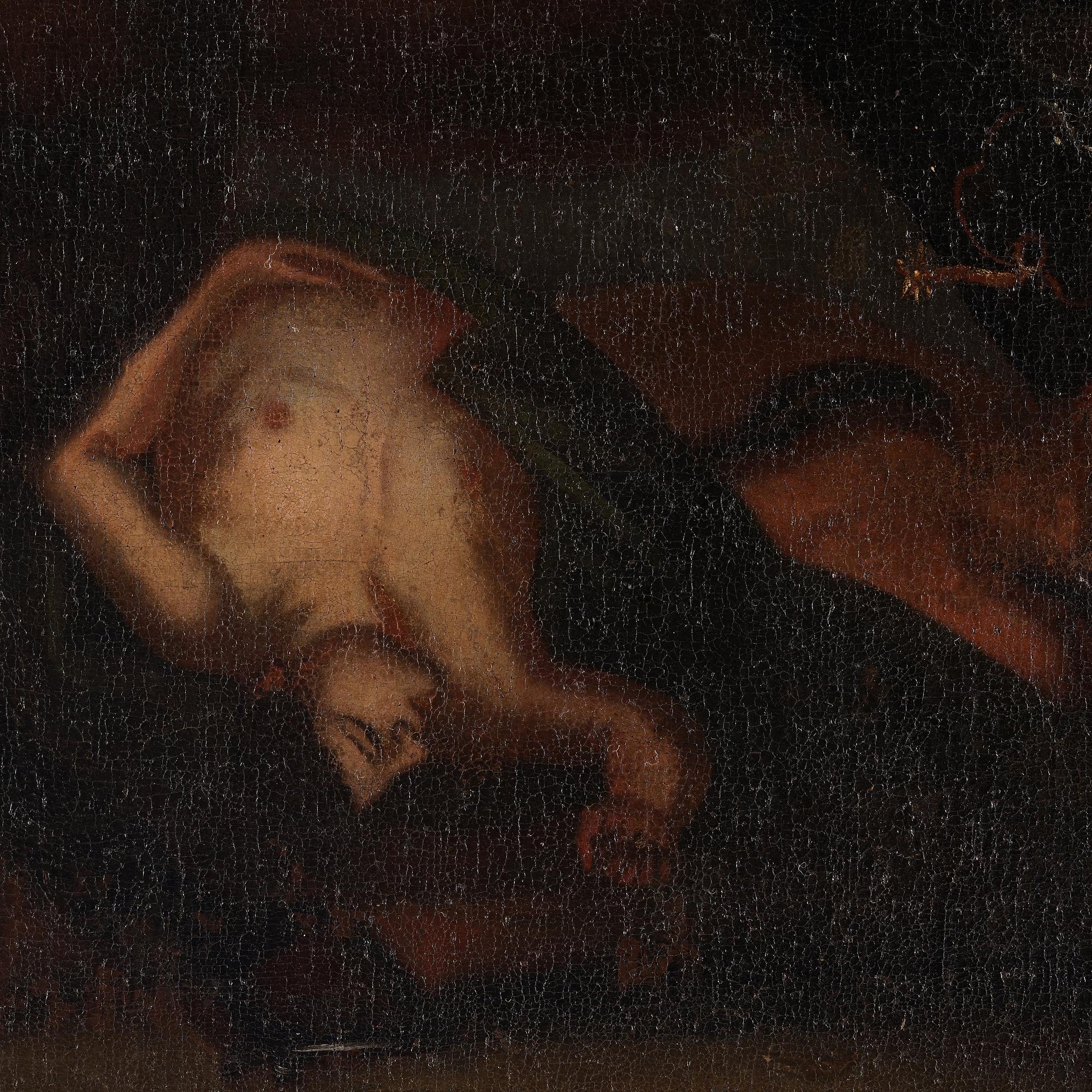 David von Krafft Circle of, King Karl XII on horse back at the battle of Narva 1700.