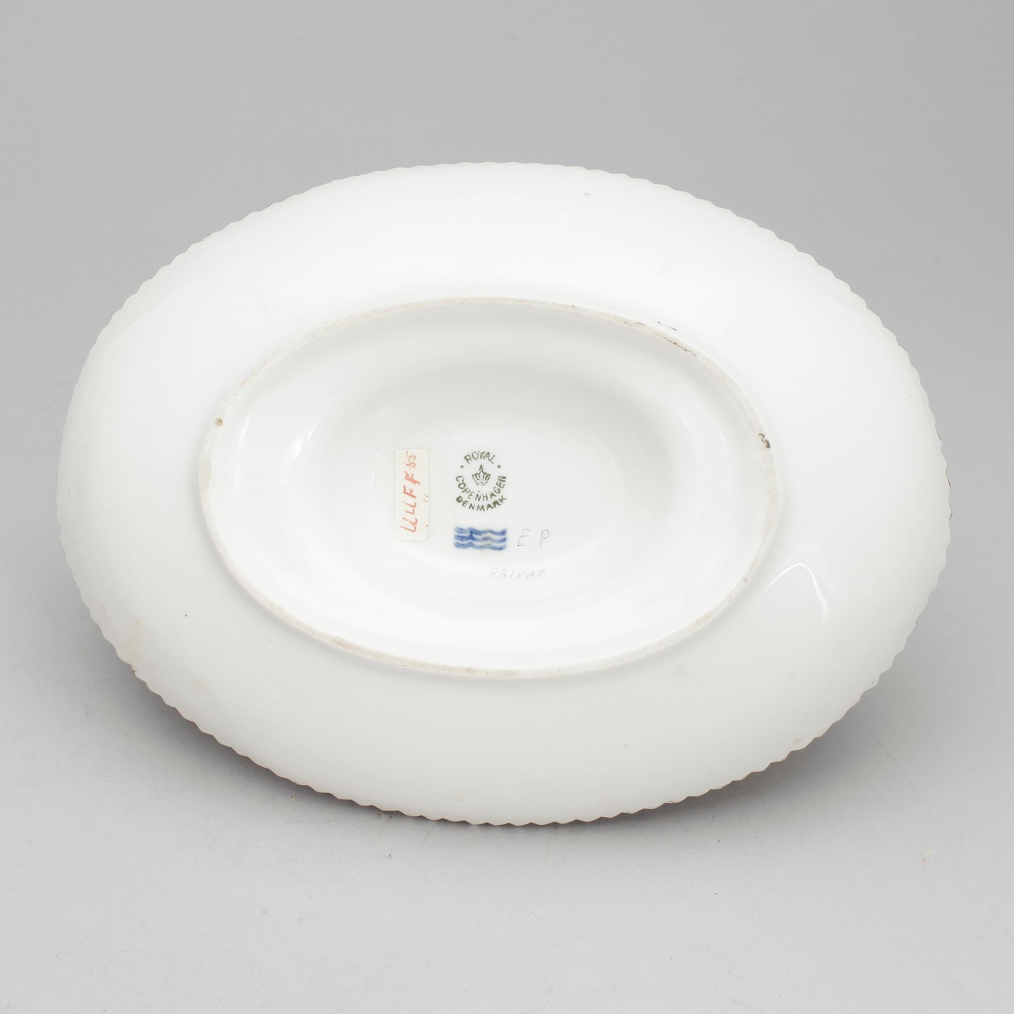 SÅSSNIPA, porslin, hausmaleri, Royal Copenhagen, Danmark, 1900-tal.