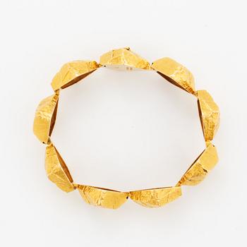 Björn Weckström,  bracelet, "Lapplands stenar", 18K guld.