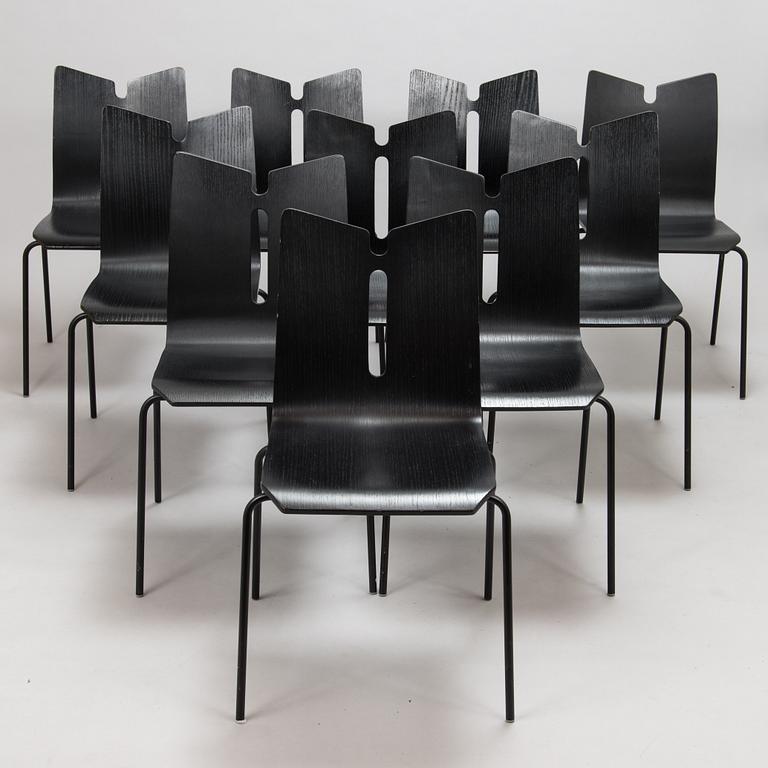Matbord samt stolar, 10 st, "Menton" för BoConcept 2010-tal.
